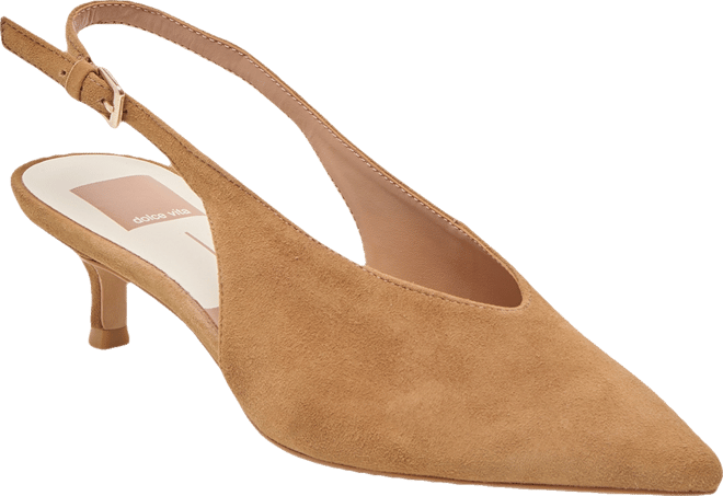 Women's Alenna Kitten-Heel Slingback Pumps