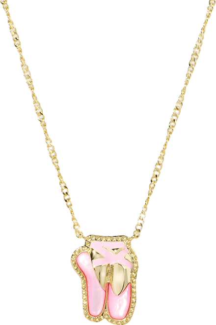 Ballet Short Pendant Necklace, 16" + 3"