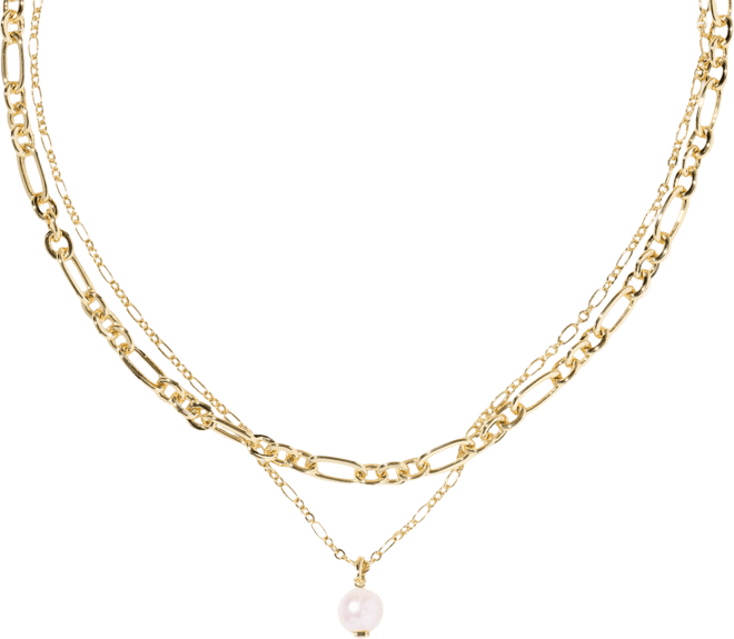 Ashton Multi Strand Necklace, 16" + 3" extender