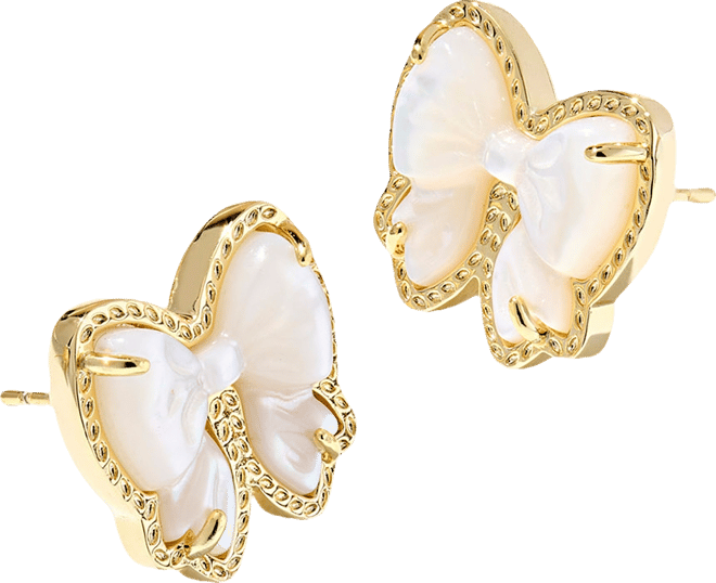 Haley Bow Stud Earrings