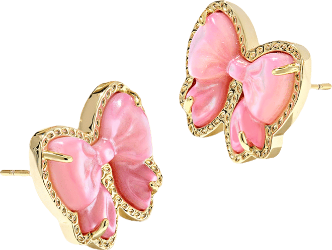 Haley Bow Stud Earrings