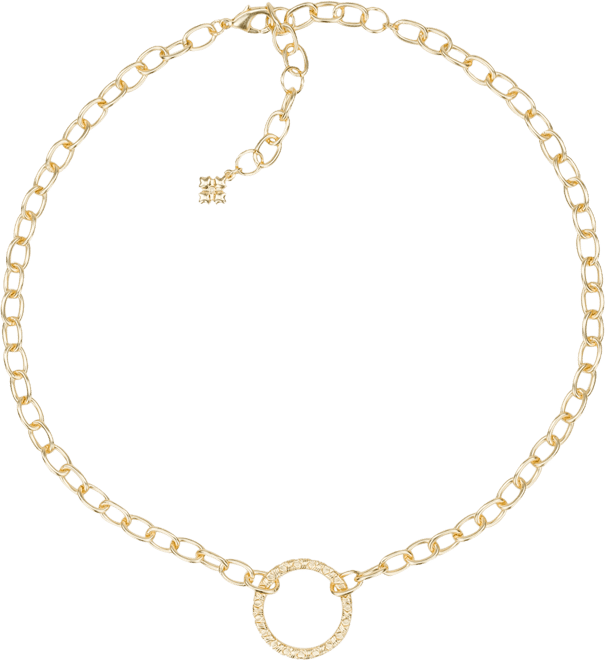 Large Ring Necklace, 18" + 3" extender