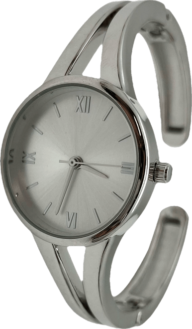 Minimalist Style Every Day Cuff Women Watch, Silver