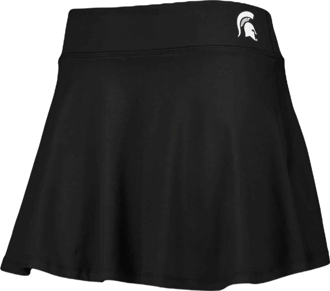 Women's Black Michigan State Spartans Flowy Skort