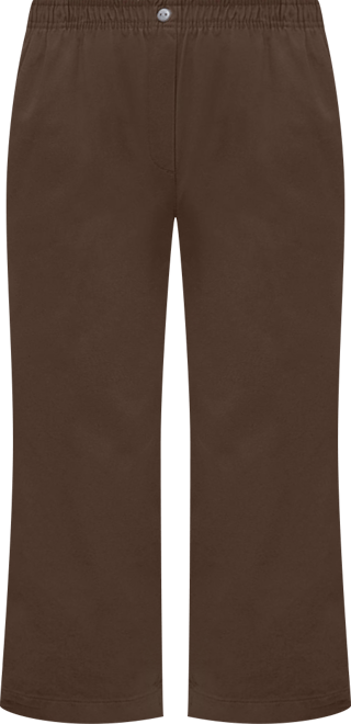 Women's Within 7-Day Elastic-Waist Pull-On Cotton Denim Capri Jeans