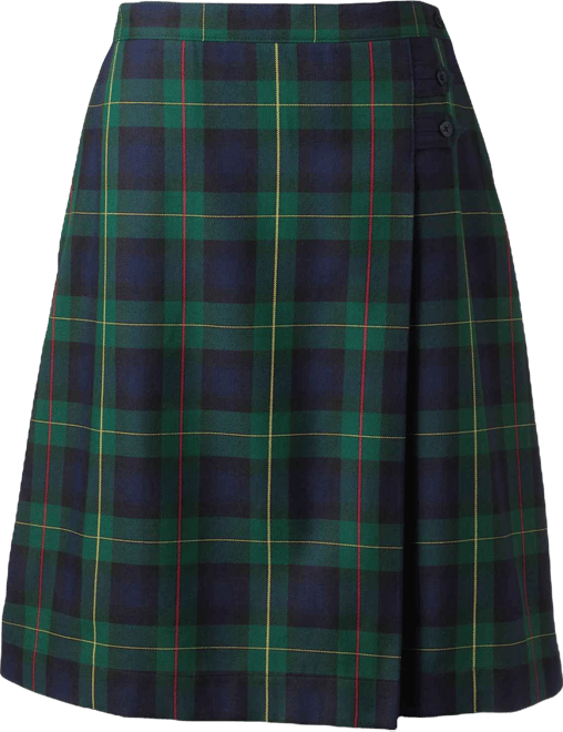 Women's Plaid A-line Skirt Below The Knee