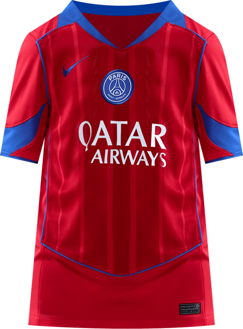 Paris Saint-Germain 2025/26 Stadium Derde Nike Total 90 Replicavoetbalshirt met Dri-FIT voor kids