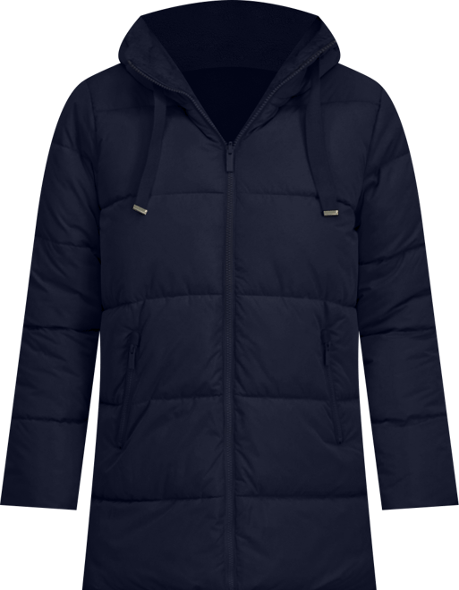 Women's 3/4 Reversible Puffer Jacket