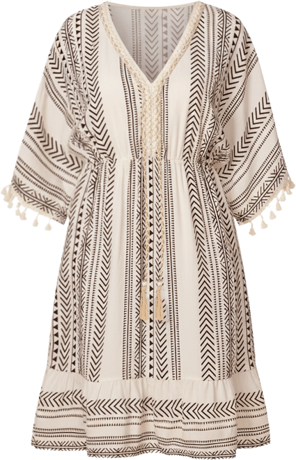 Women's Quiet Adventure Boho Mini Beach Dress