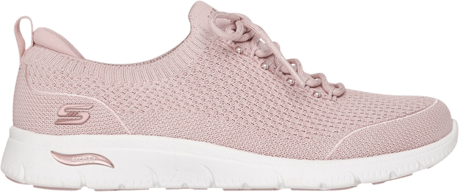SKECHERS Arch Fit 149722ブラック/ピンク/ライム Amazon.com | Skechers Arch Fit Pink Textile 6 US Womens