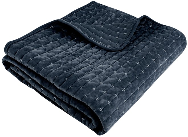 Velvet Stitch Reversible Quilted Throw, 50" x 60"