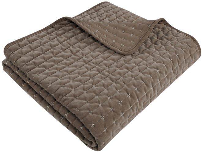 Velvet Stitch Reversible Quilted Throw, 50" x 60"