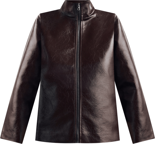 Women's Perkins Collar Texture Jacket