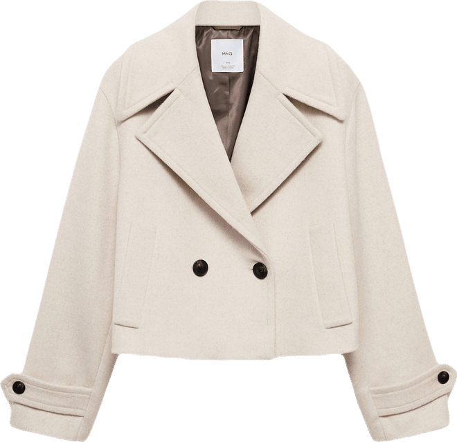 Women's Maxi Lapels Wool Blend Blazer