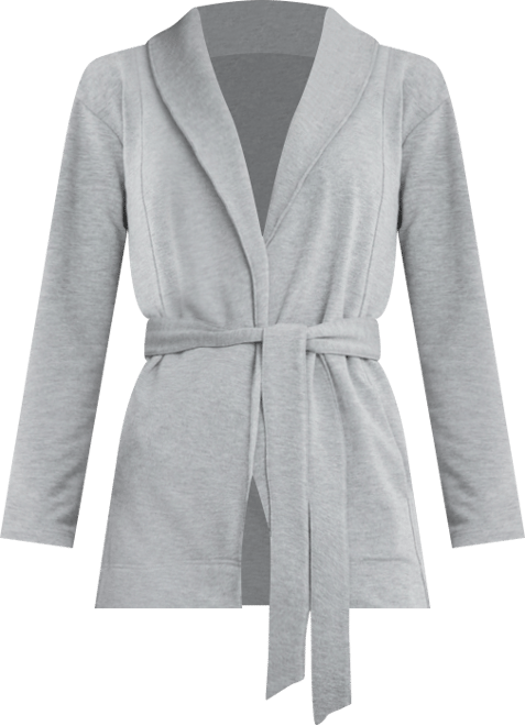 Women's Brushed-Back Terry Robe, Macy's Exclusive