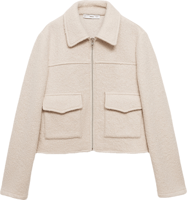 Women's Pockets Wool Jacket