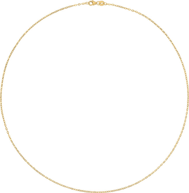 Diamond-Cut Mirror Cable Chain Necklace in 14k Yellow Gold, 18"