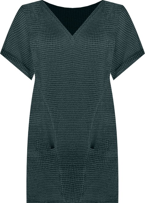 Women's Sunny Days Only Green Cover-Up Mini Beach Dress