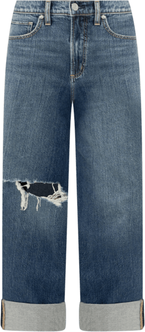 Women's Be Easy High Rise Wide Leg Crop Jeans