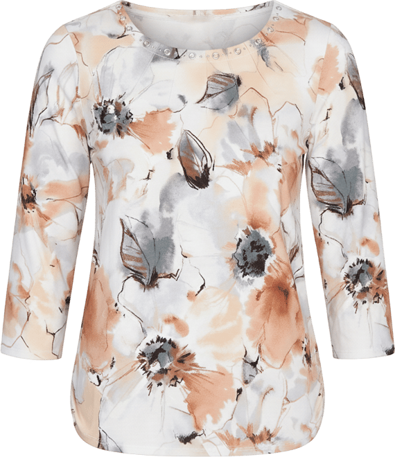 Petite Watercolor Floral Top