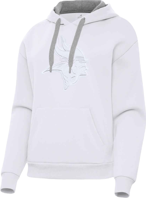 Women's White Minnesota Vikings Victory Pullover Hoodie