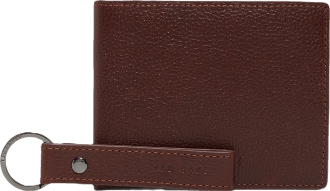 2-Piece Brockwell Bi-Fold Wallet and Keychain Set