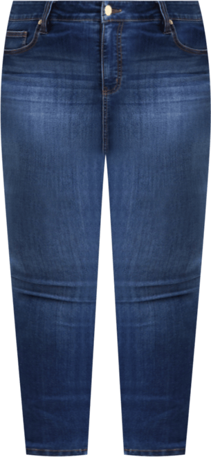 Trendy Plus Size Mid-Rise Skinny Jeans, Exclusively at Macy's