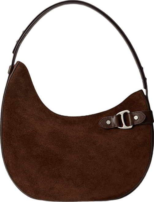 Tasha Medium Suede Shoulder Bag