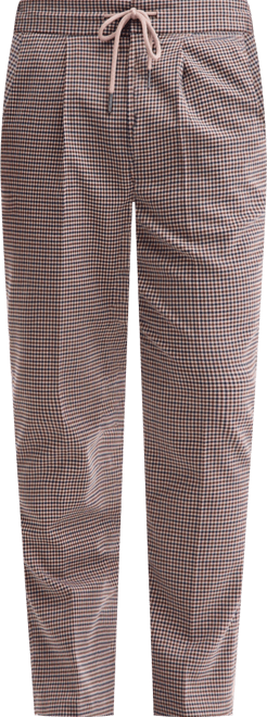 Men's Checked Plaid Pull-On Drawstring Trousers, Macy's Exclusive