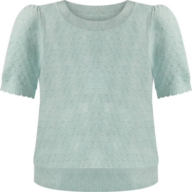 Women's Cloud Soft Puff Sleeve Sweater T-shirt