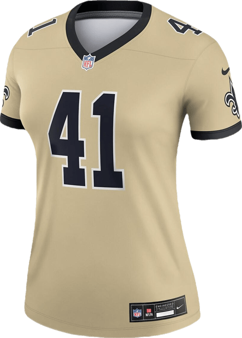 Women's Alvin Kamara Gold New Orleans Saints Gameday Golds Alternate Legend Player Performance Top