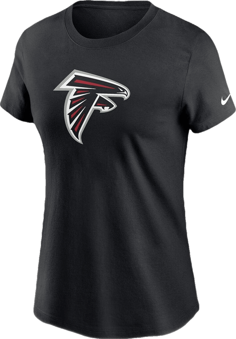 Women's Black Atlanta Falcons Primary Logo T-Shirt