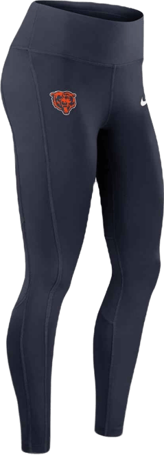 Women's Navy Chicago Bears Primetime Epic Fast Performance Leggings