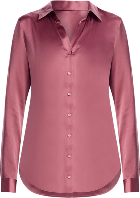 Tyler Silk Button Front Blouse