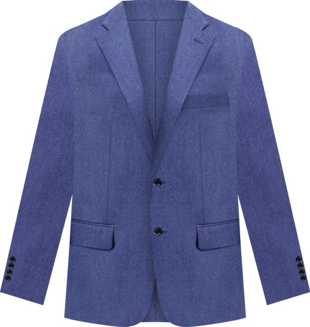 Men's Modern-Fit Pure Wool Suit Separate Jacket