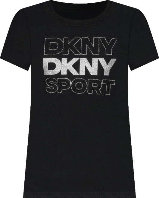 Women's Sport Glitter Logo Crew Neck T-shirt