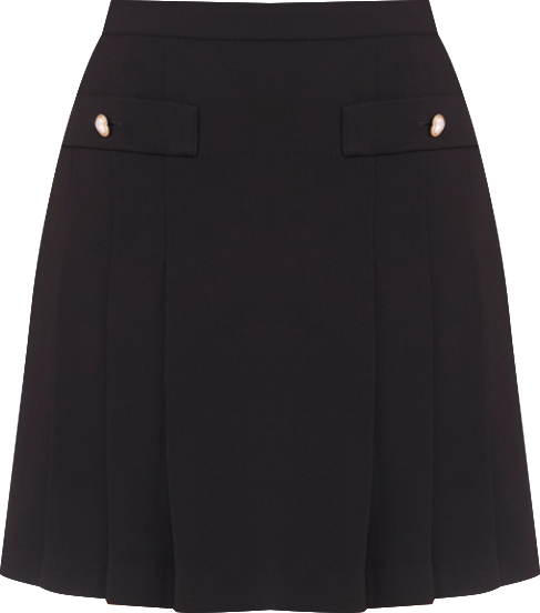 Women's Pleated High Rise Mini Skirt