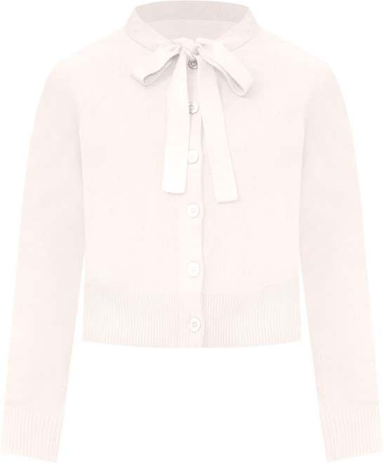 Women's Tie Neck Cardigan Sweater