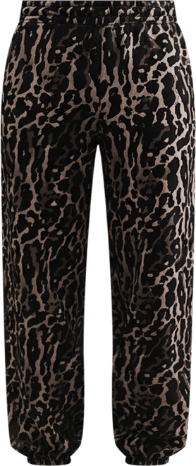 Nike Sportswear Phoenix Fleece Oversized joggingbroek met hoge taille en print voor dames