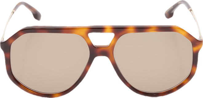 Acetate Aviator Sunglasses in Tortoise