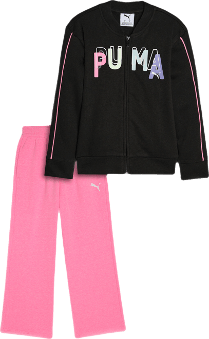 PUMA Matching Sets Toddlers' Fleece Jacket and Wide Leg Pants