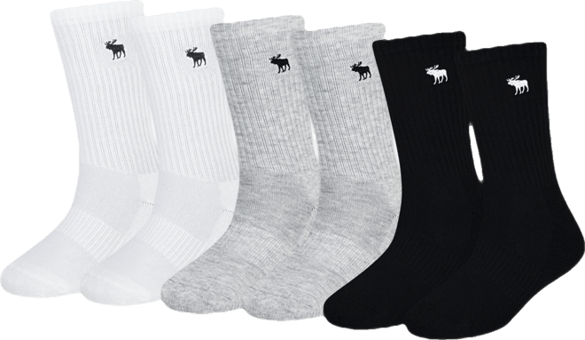 6-Pack Neutral Core Crew Socks