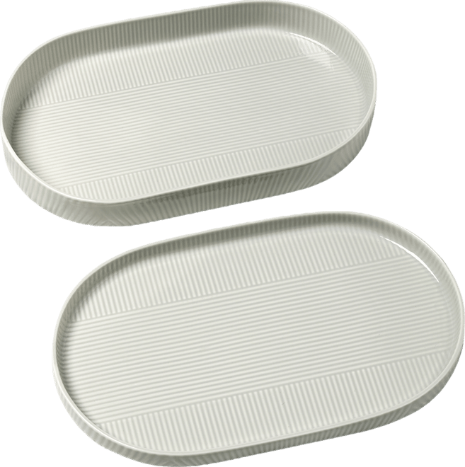 Modulus Serving Platter & Bowl Set