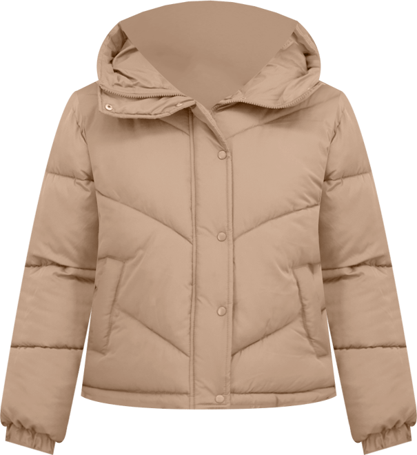 Juniors' Juniors' Short Hooded Puffer Jacket
