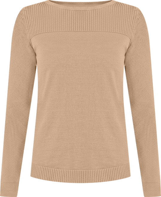 Women's Boat Neck Long-Sleeve Sweater