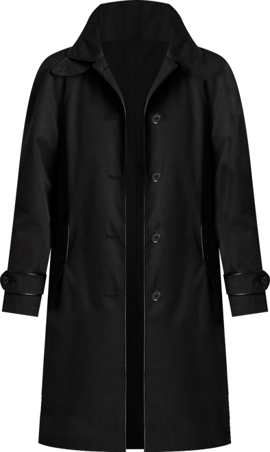 Women's Buttoned Maxi Trench Coat