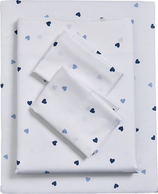 Printed Cotton Sateen 4-Pc. Sheet Set, King, Exclusively for Macy's