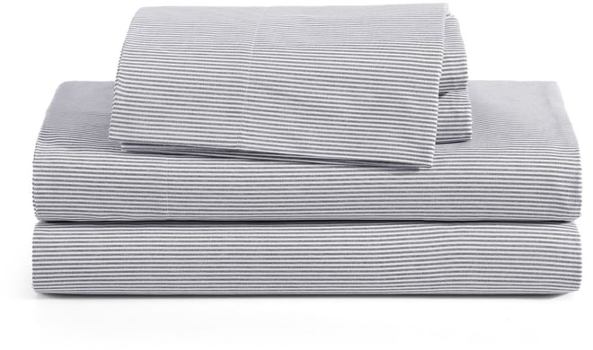 Printed 200-Thread Count Cotton Percale 4-Pc. Sheet Set, King