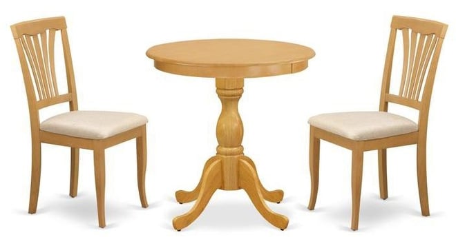 3-Pc Dining Room Table Set