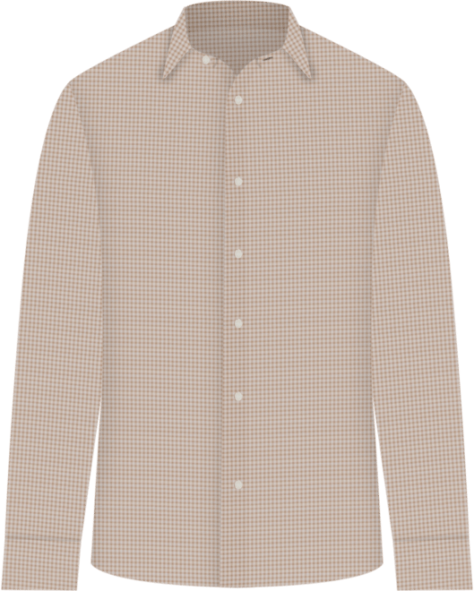 Men's Collared Regular Fit Dress Shirt